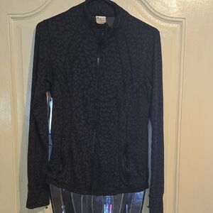 Under Armour Women's Black Patterned Bomber Jacket